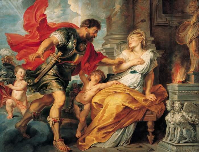 Peter Paul Rubens Marte e Rea Silvia china oil painting image